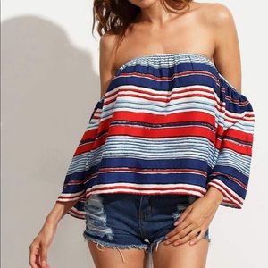 Off the shoulder shirt